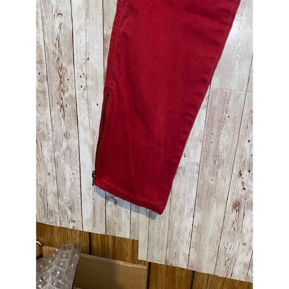 London Jeans Skinny Zipper Ankle Low Rise Jeans Size 8 - Picture 3 of 9